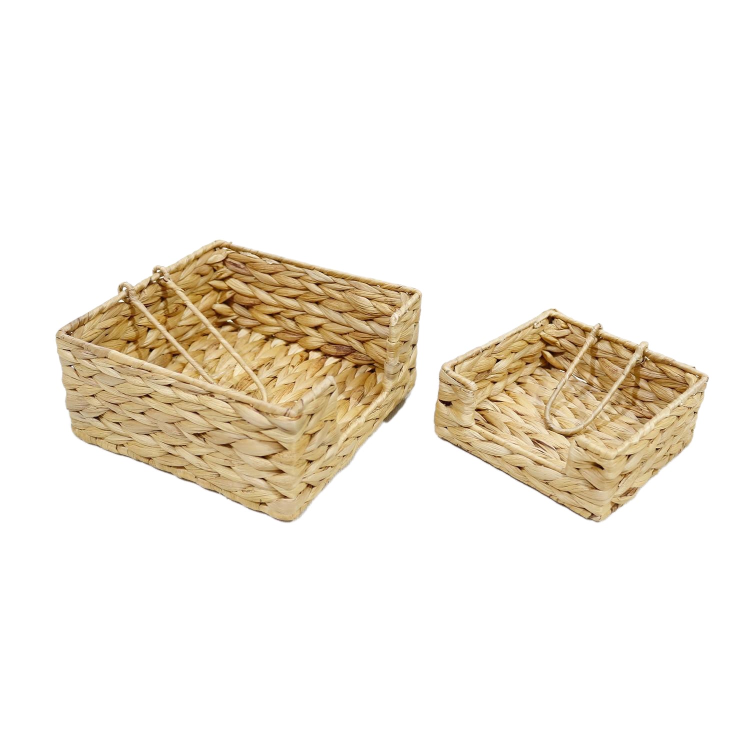 Luncheon Water Hyacinth Napkin Holder | FINE House & Garden